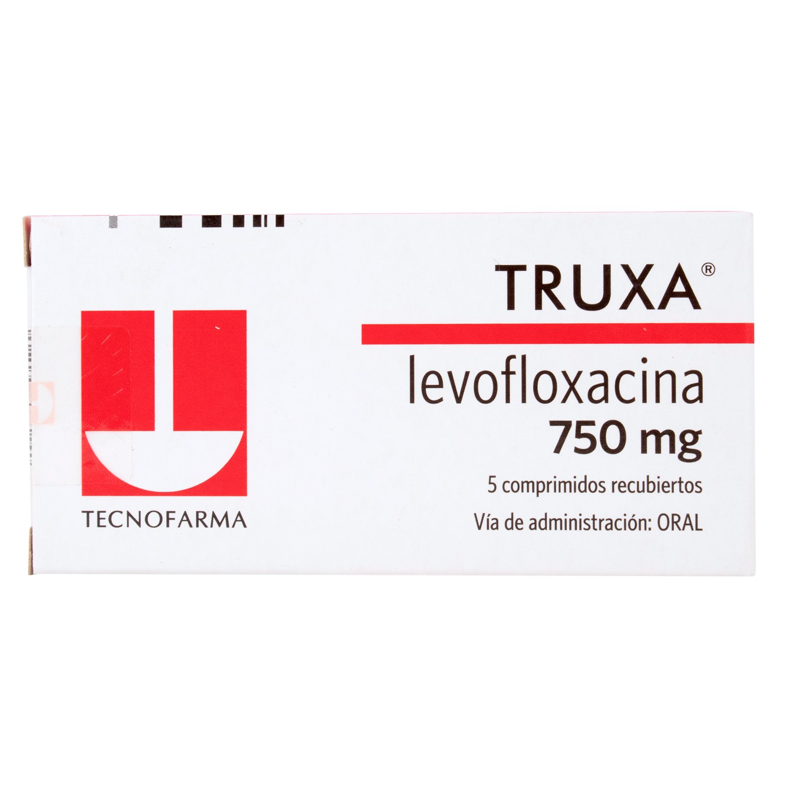 Truxa 750 mg caja x 5 comprimidos