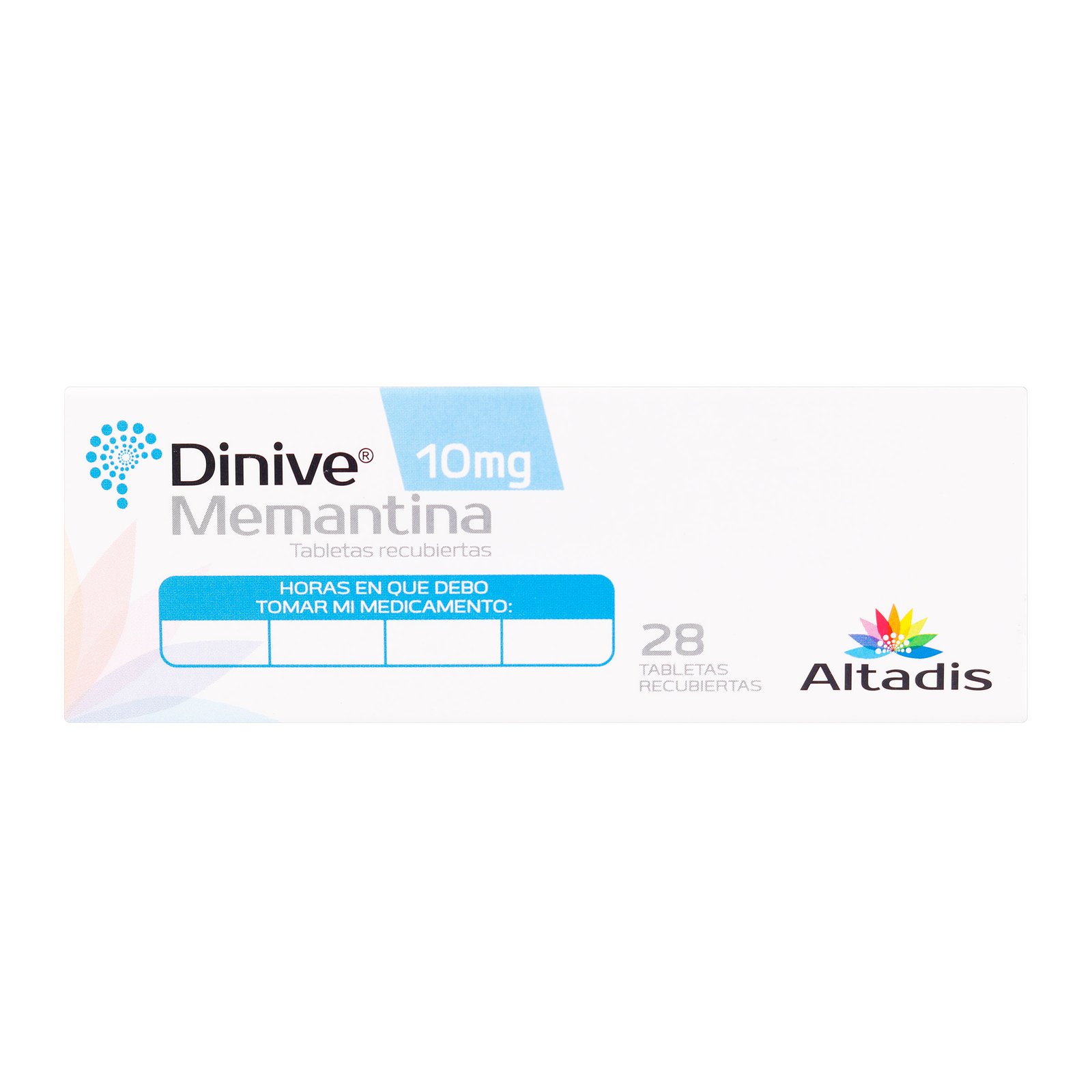DINIVE 10 MG 28 TBS RECUBIERTA