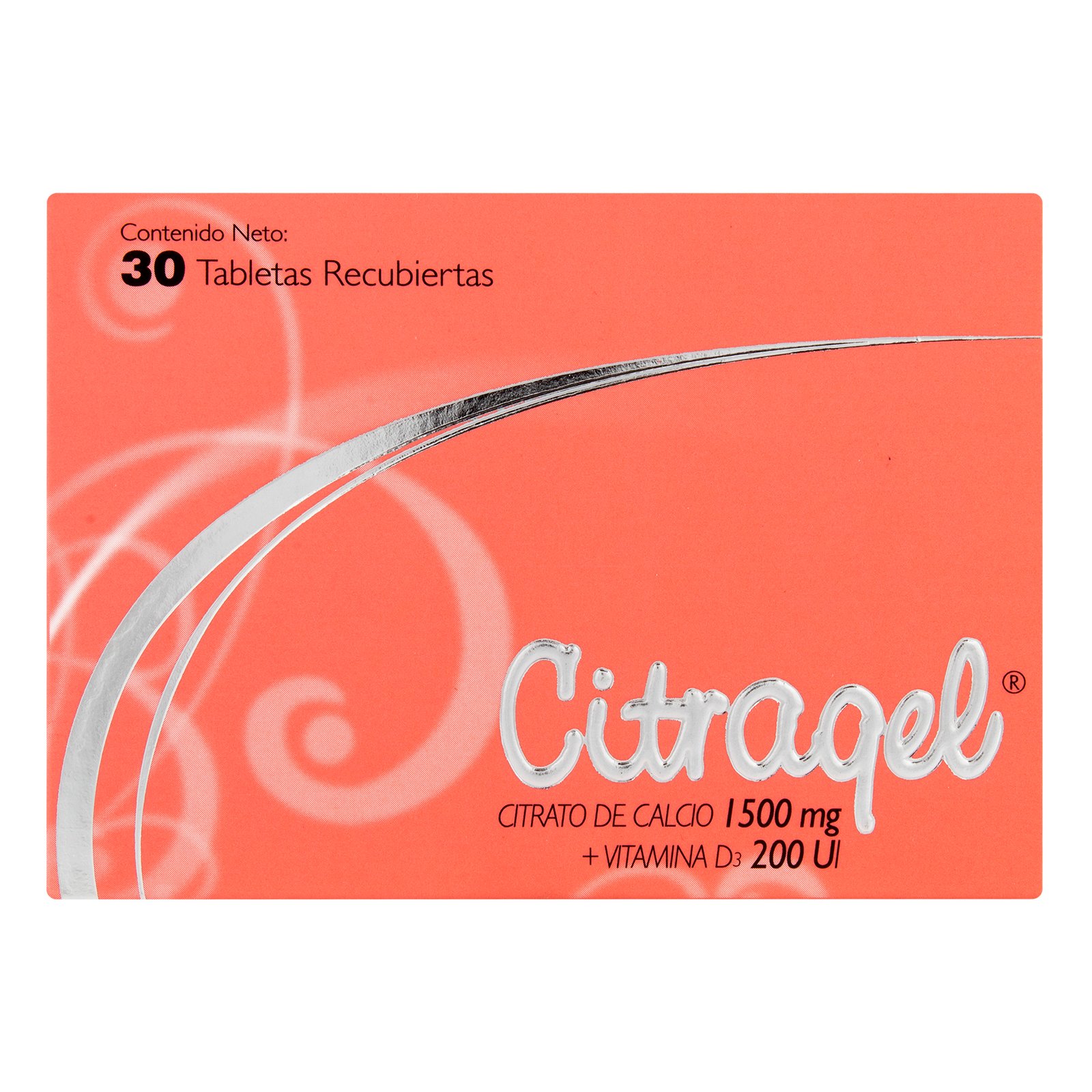 CITRAGEL 1500 MG/200 UI 30 TBS RECUBIER.