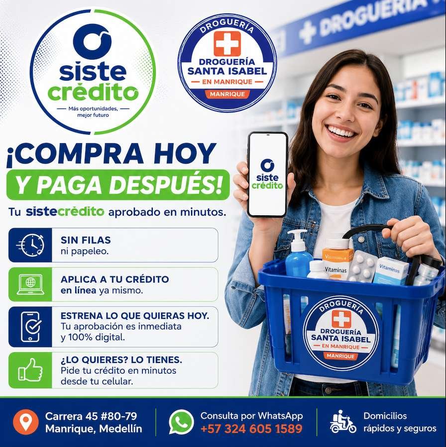 Sístecrédito Droguería Santa Isabel